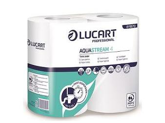 CARTA IGIENICA 4 ROTOLI AQUASTREAM