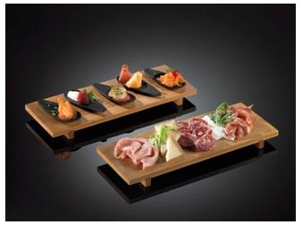 VASSOIO SUSHI IN BAMBOO 30X11X2,5