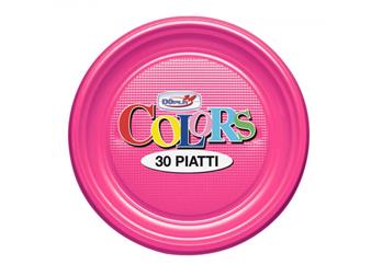 PIATTI PIANI S/R D220 PZ.30 FUCSIA DOPLA