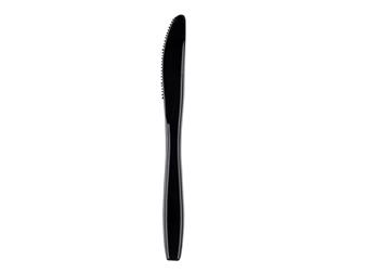 COLTELLI MEDIO 190MM NERO X 50PZ