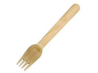 FORCHETTA LEGNO CM.16 X 48PZ.