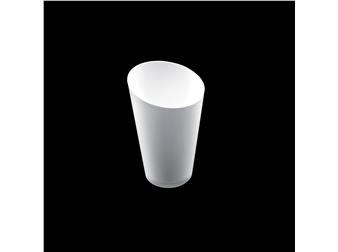 BICCHIERINO CONICO ALTO BIANCO 75CC X25P