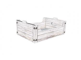 CASSETTA LEGNO BIANCO 1634/15 40X29X14