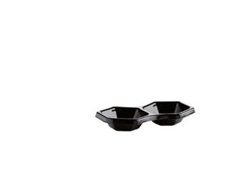 CONTENITORI DOMINO GIRO NERO 2 X PZ.25