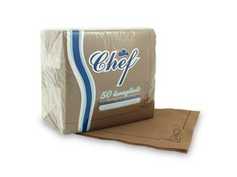 TOVAGLIOLI ELEGANCE 40X40 CAFFE' X 50P